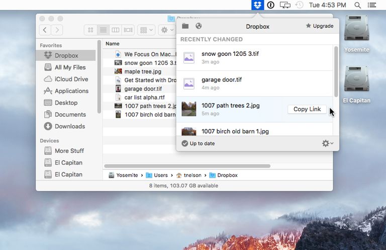 dropbox app for mac desktop